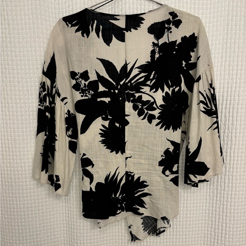 Zara Wrap Blouse - Picture 3 of 4